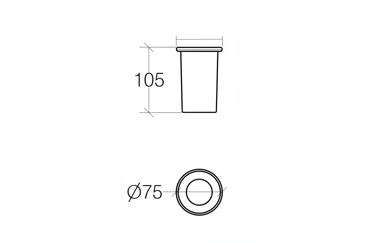 Lineabeta Ceramic Tumbler and Holder - Baketo Series