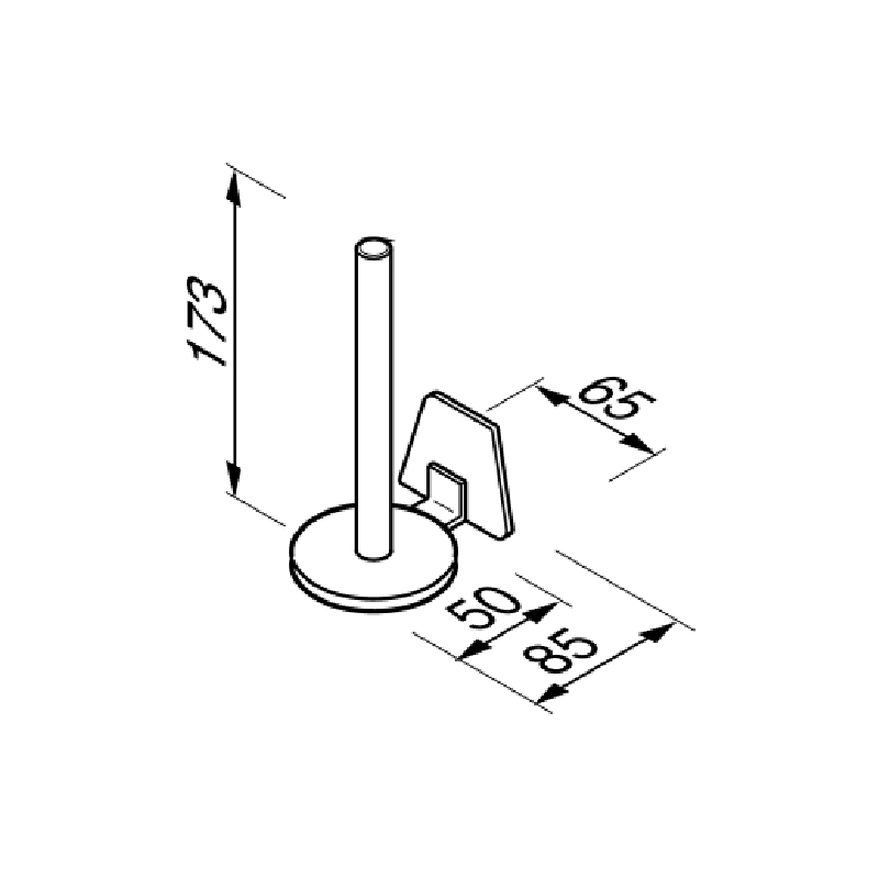 Spare Dble Toiletroll Holder - Hotel Series - 5126 - Waiheke Bathrooms