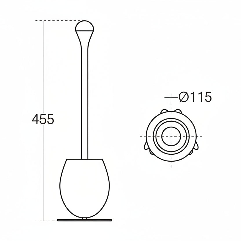 Toilet Brush Holder - Chick & Egg - 5013 - Waiheke Bathrooms