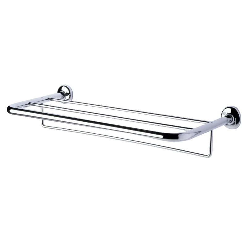 Towel Shelf with Rail - Hotel Series - 5352 - Waiheke Bathrooms