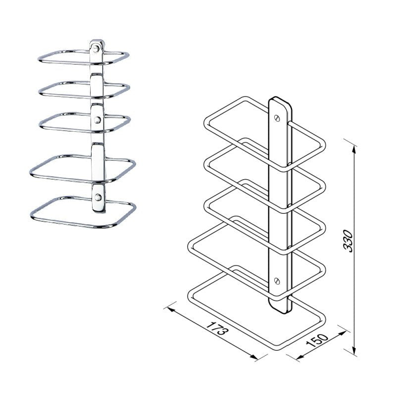 Towel Stacker - Hotel Series - 125 - Waiheke Bathrooms