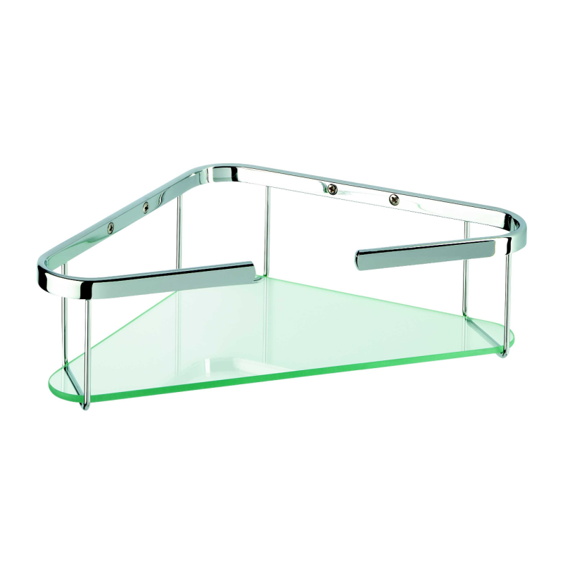 Deep Corner Glass Shelf - Hotel Series