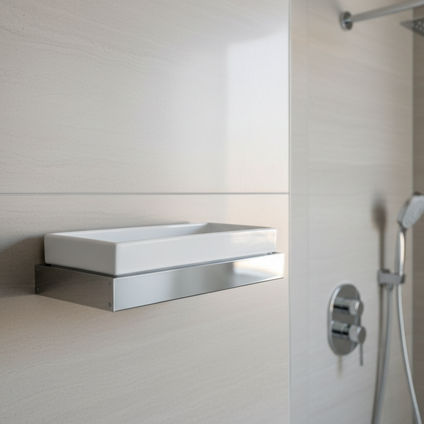 Lineabeta 20cm Tray with Wall Bracket - Skuara Series