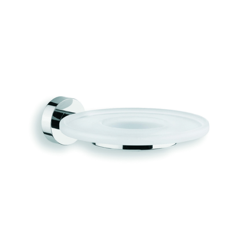 Satin Glass Soap Dish and Holder - Baketo Series
