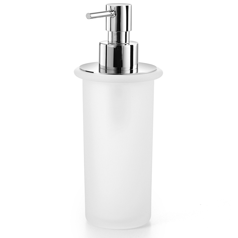 Satin Glass Soap Dispenser
