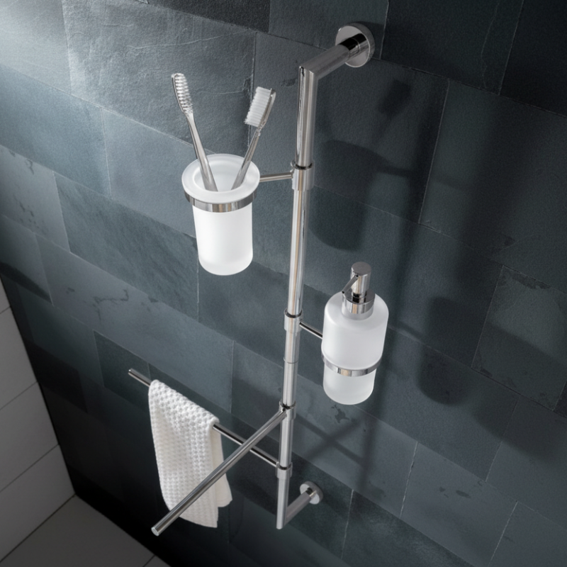 Lineabeta Bathroom Accessory Combination 1 - Baketo Rail System