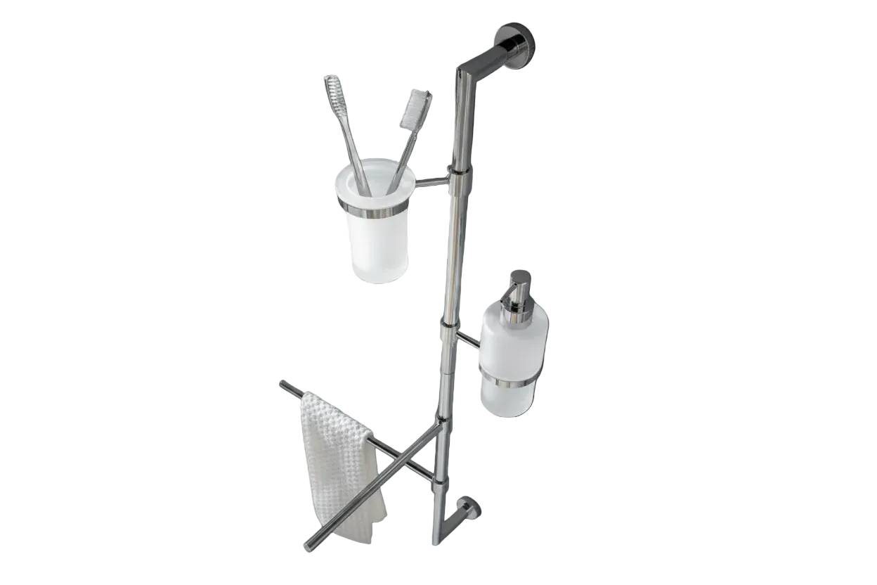 Lineabeta Bathroom Accessory Combination 1 - Baketo Rail System