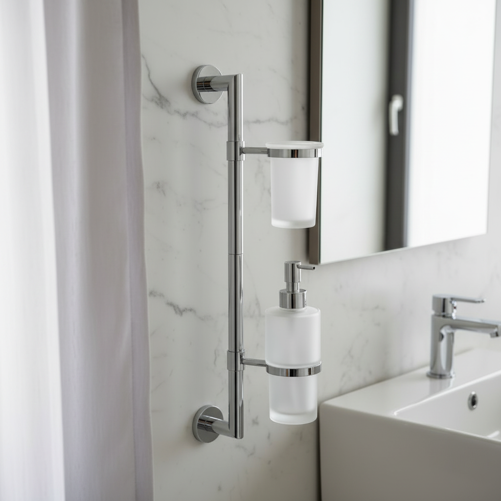 Lineabeta Bathroom Accessory Combination 3 - Baketo Rail System