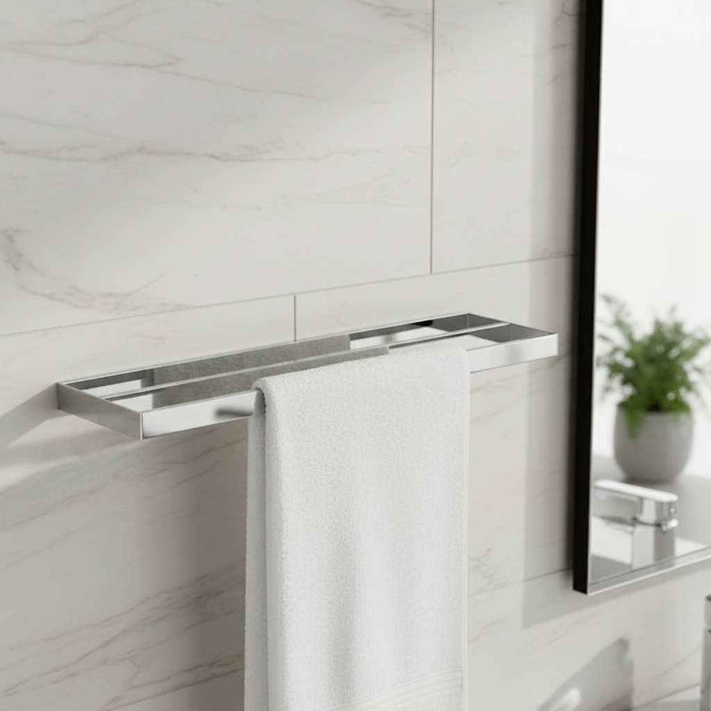 Lineabeta Double Towel Rail 60cm - Skuara Series