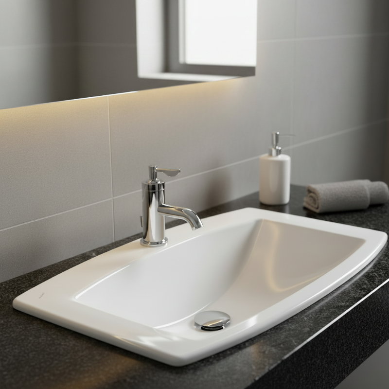 Laufen Drop-in Basin 75cm - Mylife Series