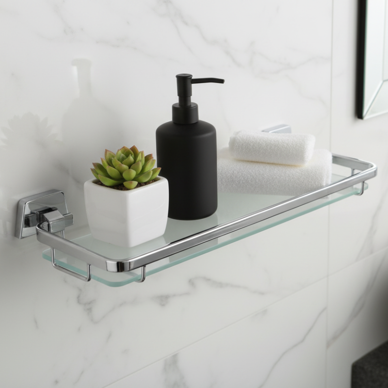 Geesa Glass Shelf 60cm - Hotel Series