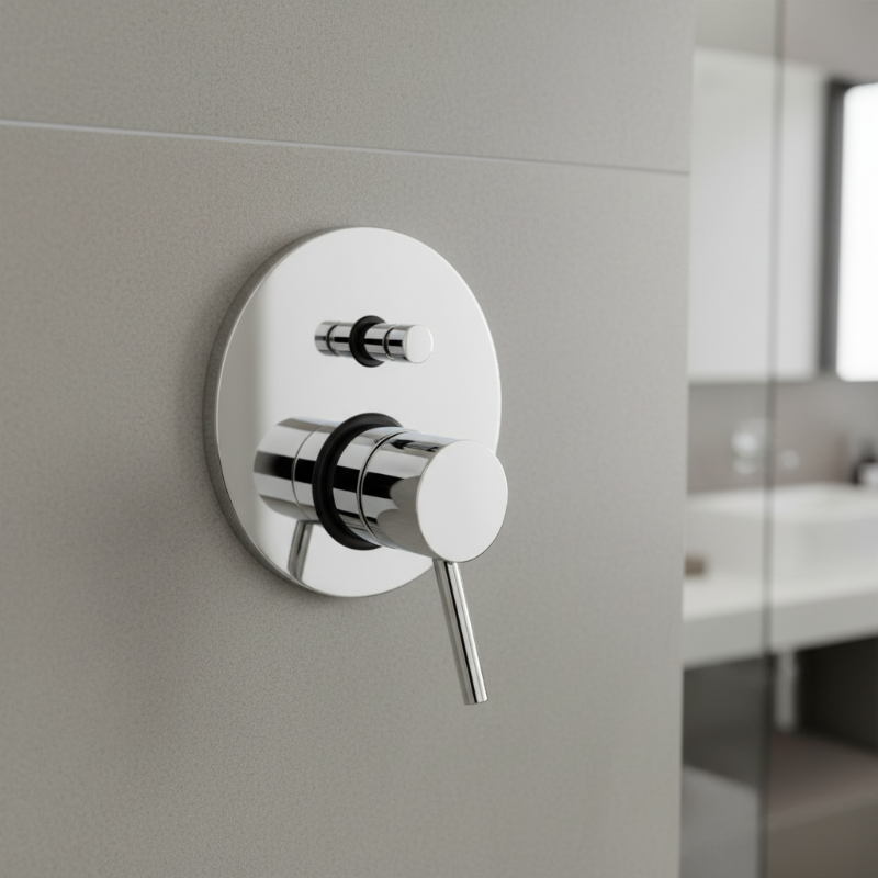 Lineabeta Inwall Bath Mixer with Divertor - Linea Series