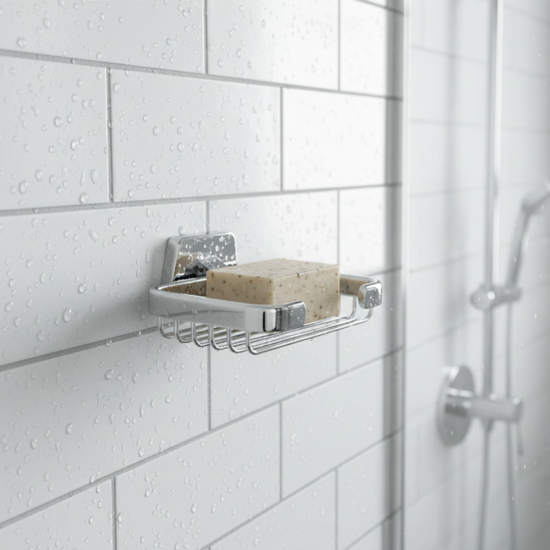 Geesa Soap Basket with Wall Bracket