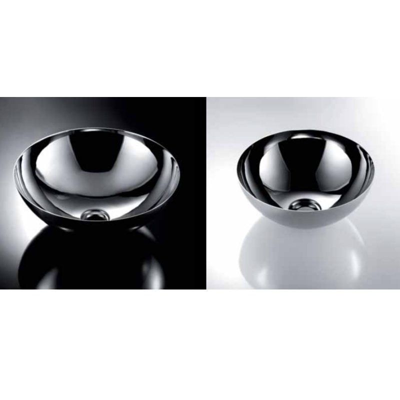 Stainless Steel Vessel Basin, Ø 245mm - 53586 - Waiheke Bathrooms