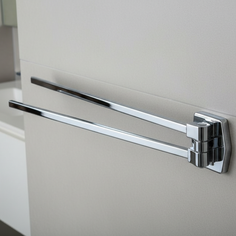 Geesa Swivel Towel Rail (Solid Bar) - Hotel Series