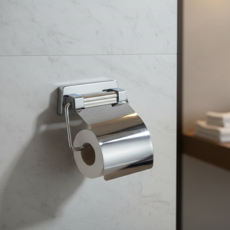 Geesa Toilet Roll Holder with Cover - Hotel series