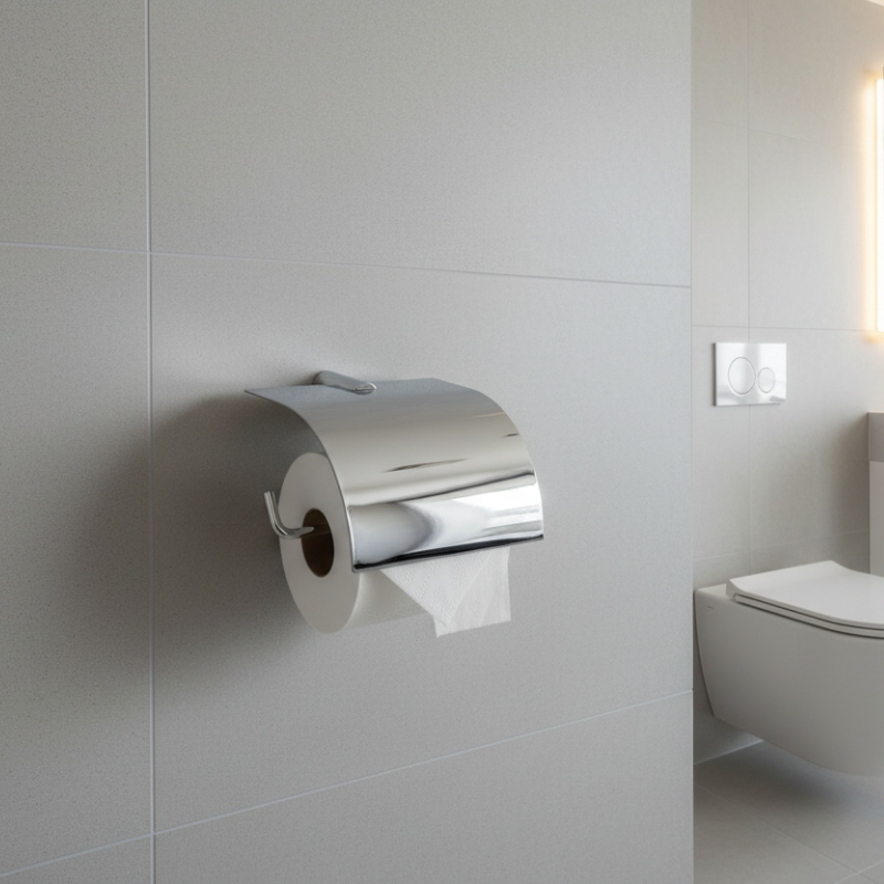 Lineabeta Toilet Roll Holder with Cover - Picola Series