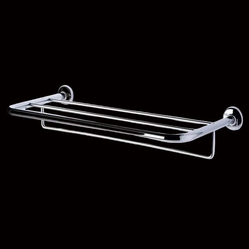 Towel Shelf with Rail - Hotel Series - 5352 - Waiheke Bathrooms