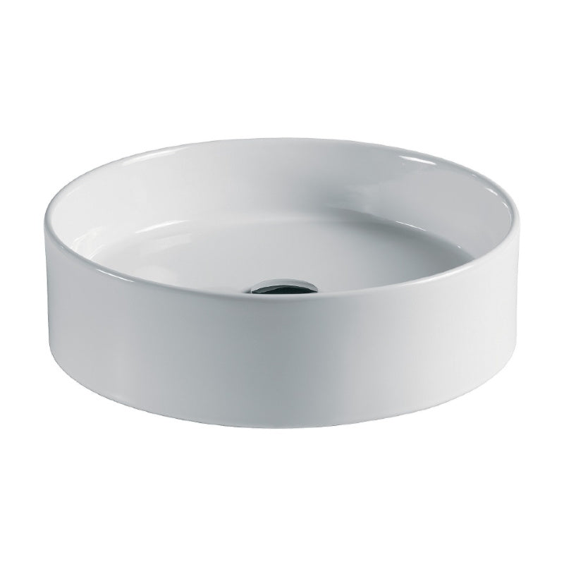 Ceramic Vessel Basin, White, Ø 455mm - Interio International